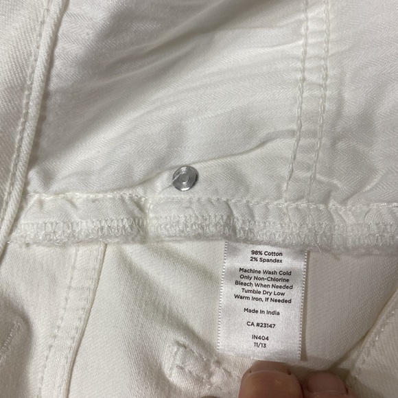 Talbots white stretch jeans - Picture 5 of 9